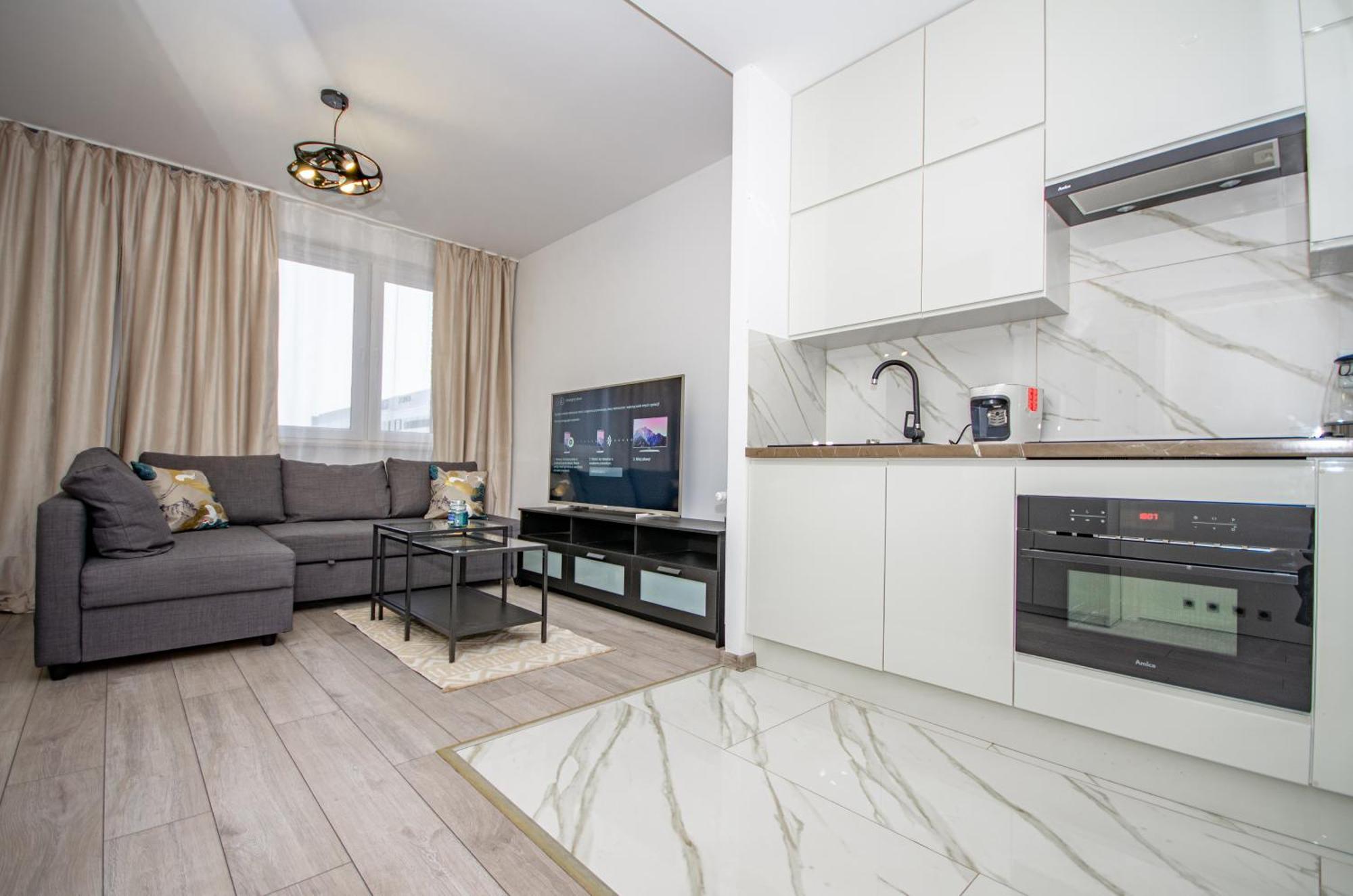 Inpoint Zablocie Modern Apartments For Work&Travel Краків Екстер'єр фото